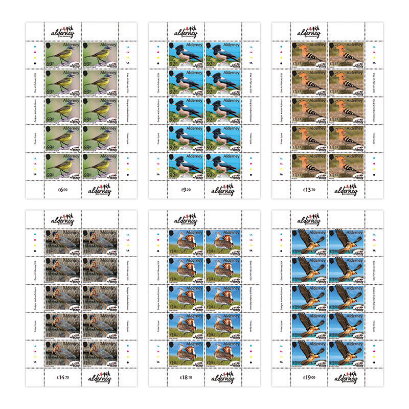 Sheets of 10